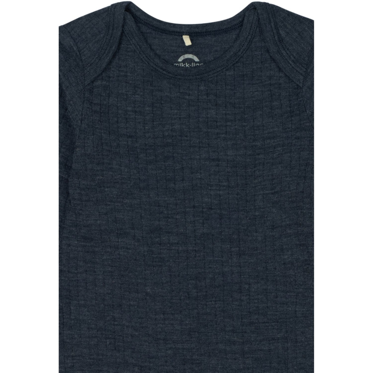 Mikk-Line Melange Blue Nights Merino Uld Ls Dragt