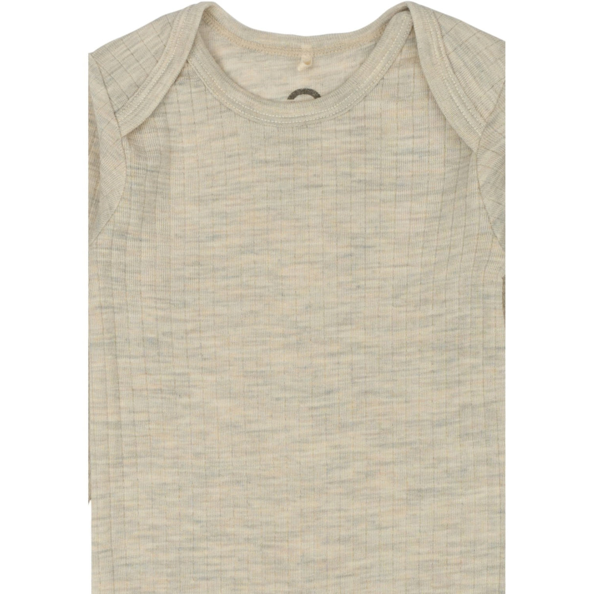 Mikk-Line Melange Offwhite Merino Uld Ls Dragt