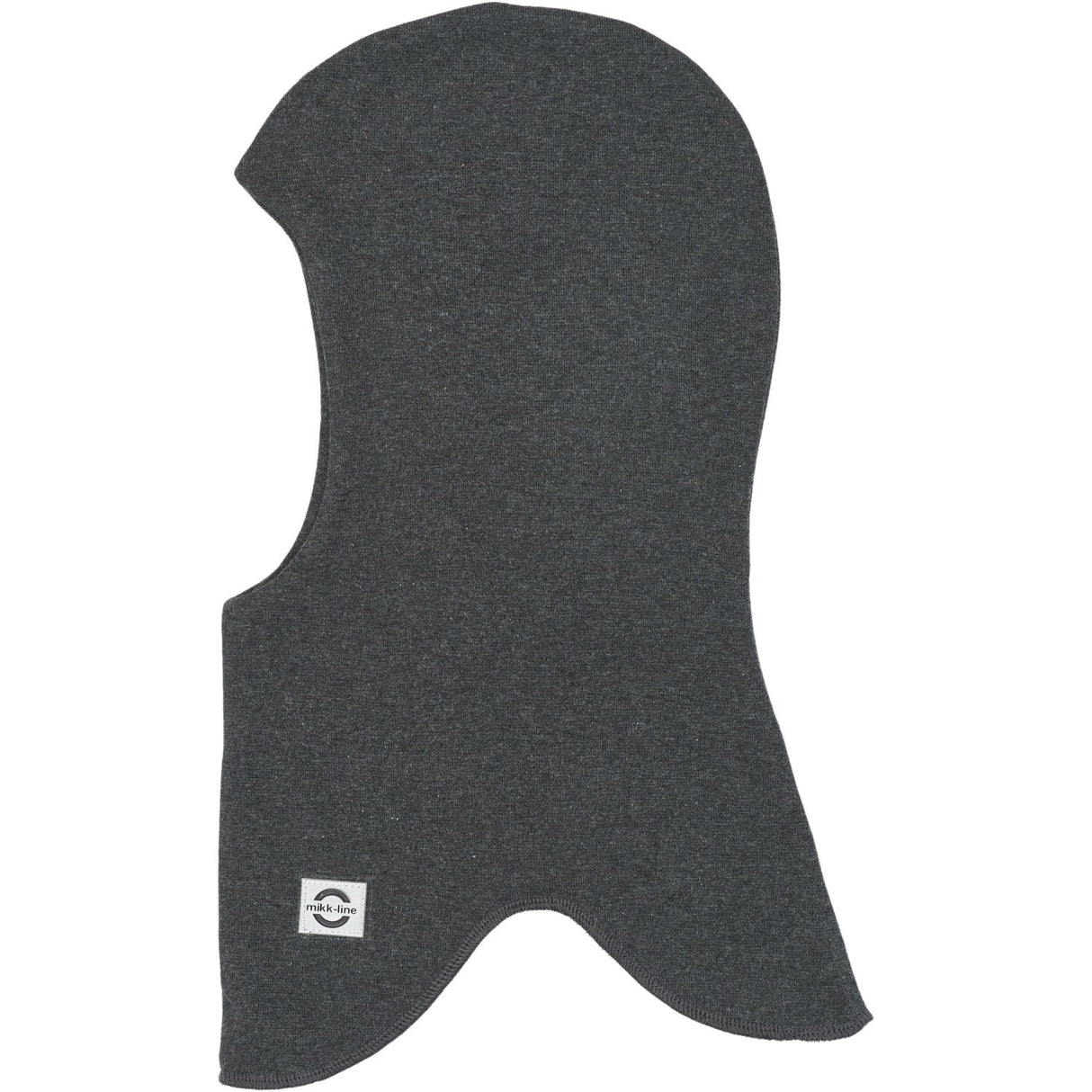 Mikk-Line Dark Grey Melange Bomuld Fullface - Dobbelt