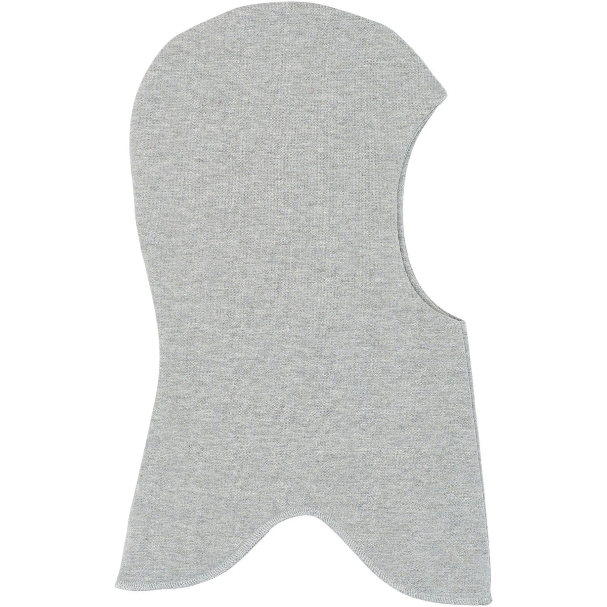 Mikk-Line Light Grey Melange Bomuld Fullface - Dobbelt