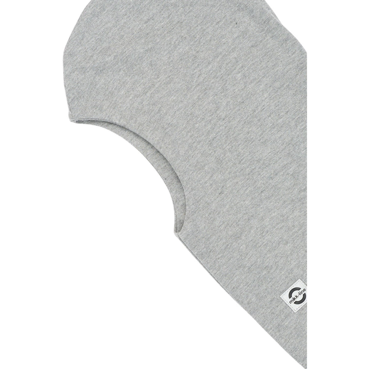 Mikk-Line Light Grey Melange Bomuld Fullface - Dobbelt
