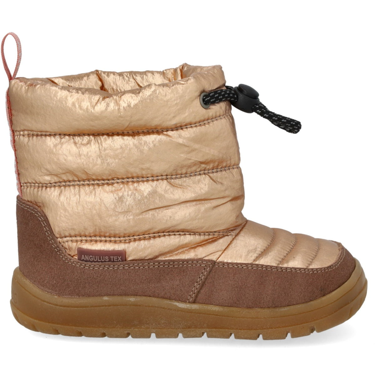 Angulus Rose/Rose Gold Shine Let Og Fleksibel Tex-Vinterstøvle I Nylon