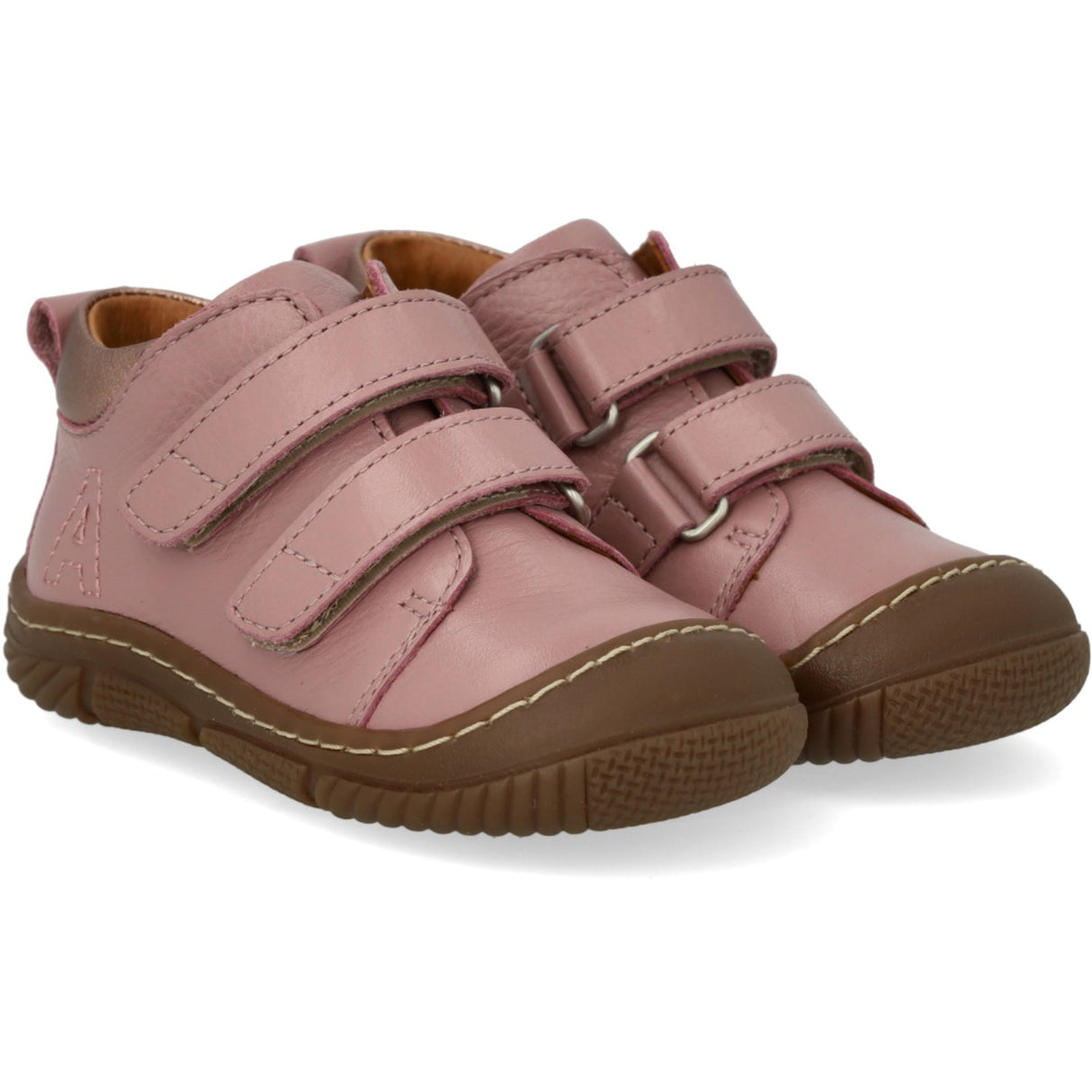 Angulus Faded Rose/Rose Copper Velcro Støvle Med Forstærket Tå