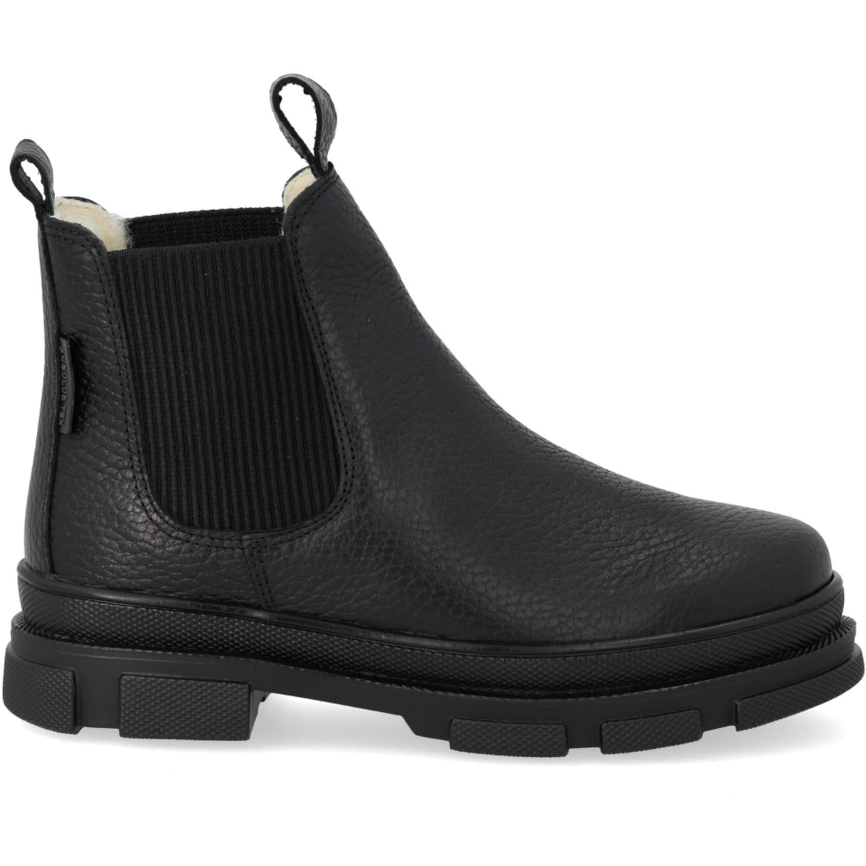 Angulus Black/Black Chunky Tex Chelsea Støvle