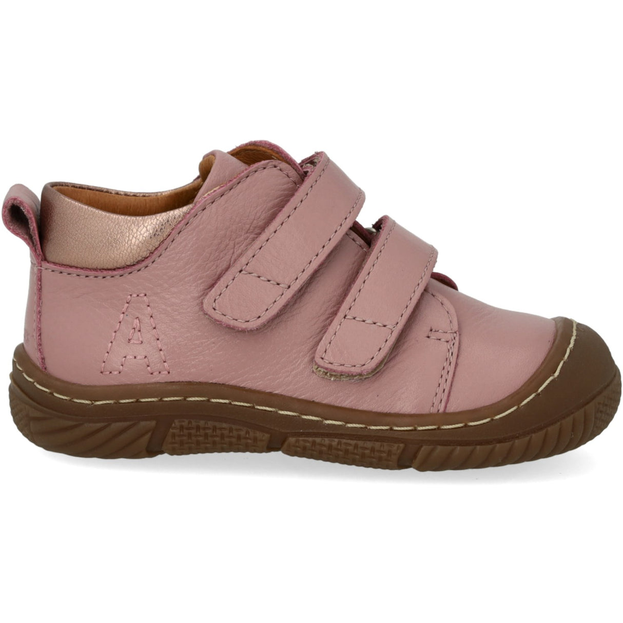 Angulus Faded Rose/Rose Copper Velcro Støvle Med Forstærket Tå