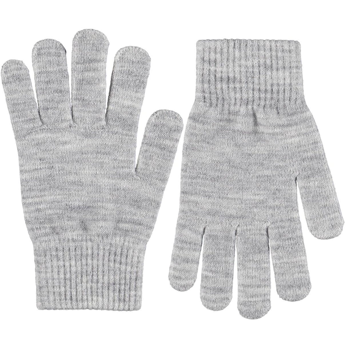 Molo Grey Melange Kiddy Uld Handsker