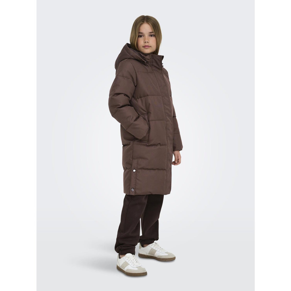 kids ONLY Chestnut Kogirene Life Puffer Frakke Otw Noos