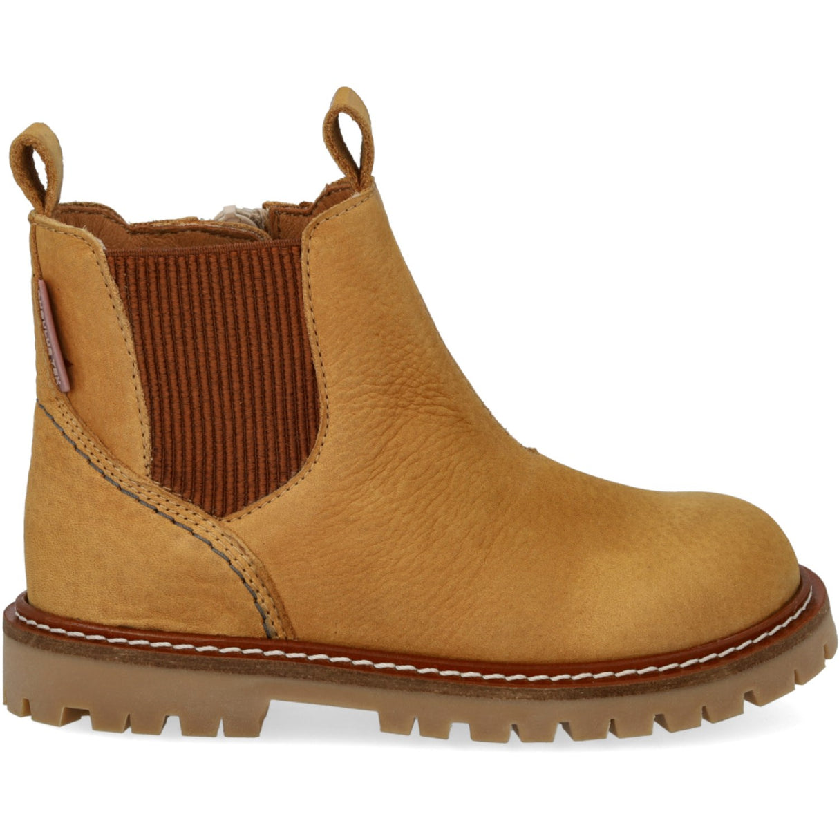 Angulus Ocher/Cognac Chunky Chelsea Støvle