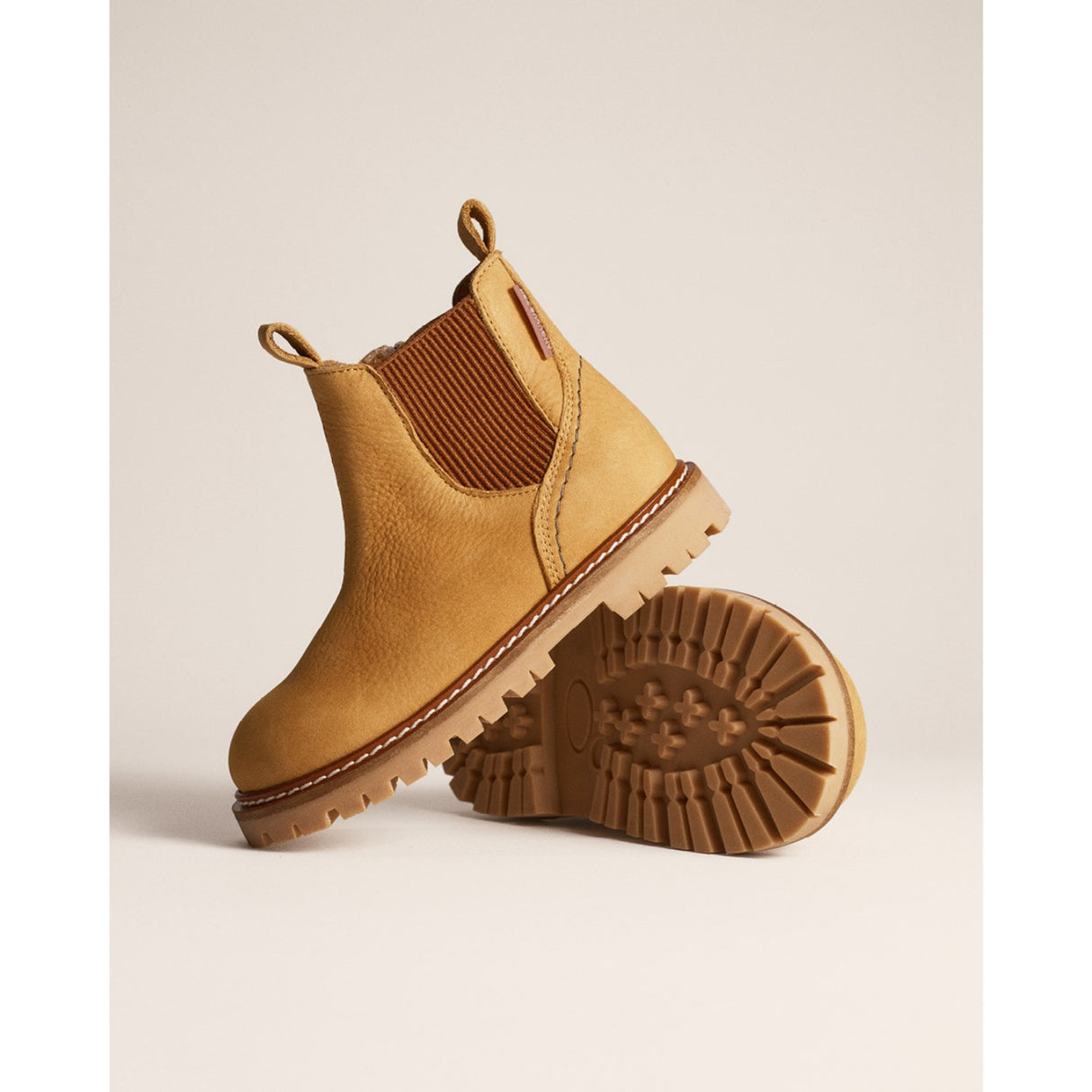 Angulus Ocher/Cognac Chunky Chelsea Støvle