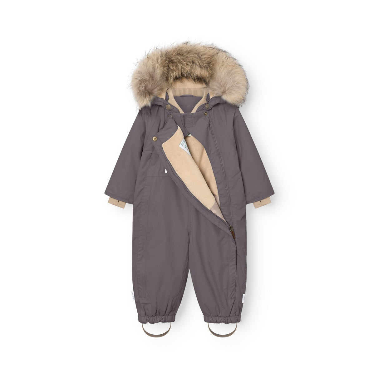 Mini A Ture Plum Kitten Matwisti Fleece Lined Flyverdragt Fur. Grs