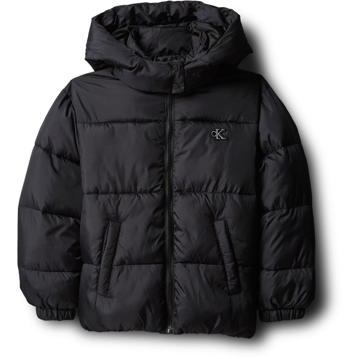 Calvin Klein Pvh Black-Black Minime Ck Kort Hd Puffer Jakke