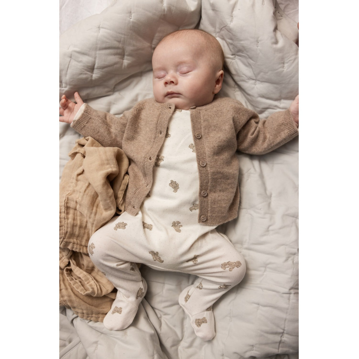 MarMar Modal Smooth Print Teddybears Rubello Heldragt