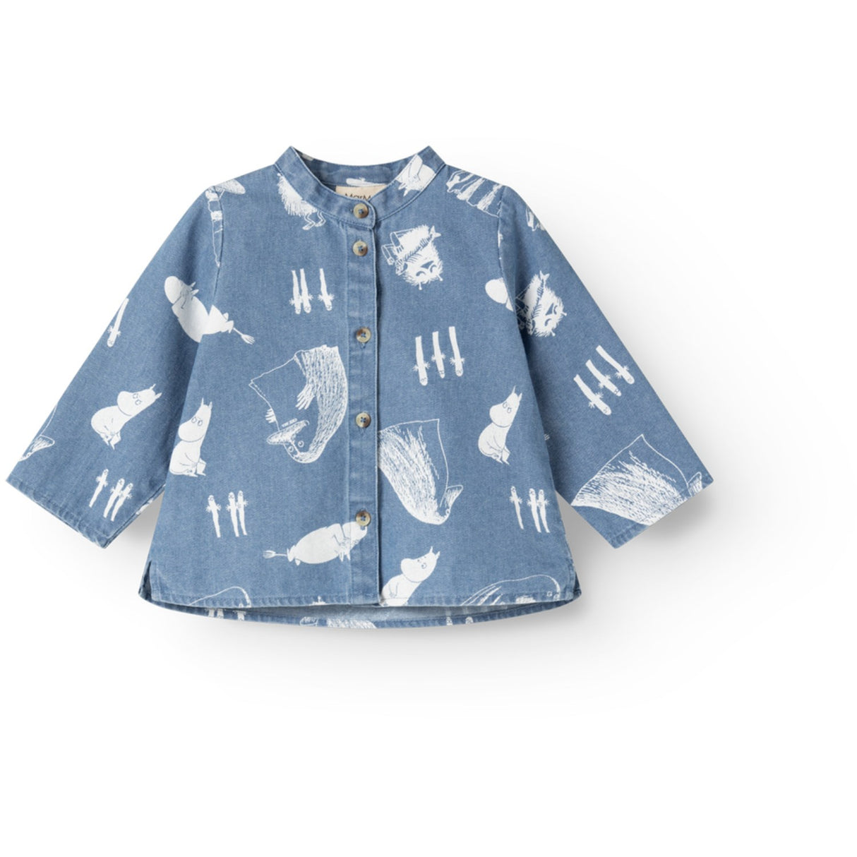 MarMar Denim Print Moomins Tomi B Skjorte