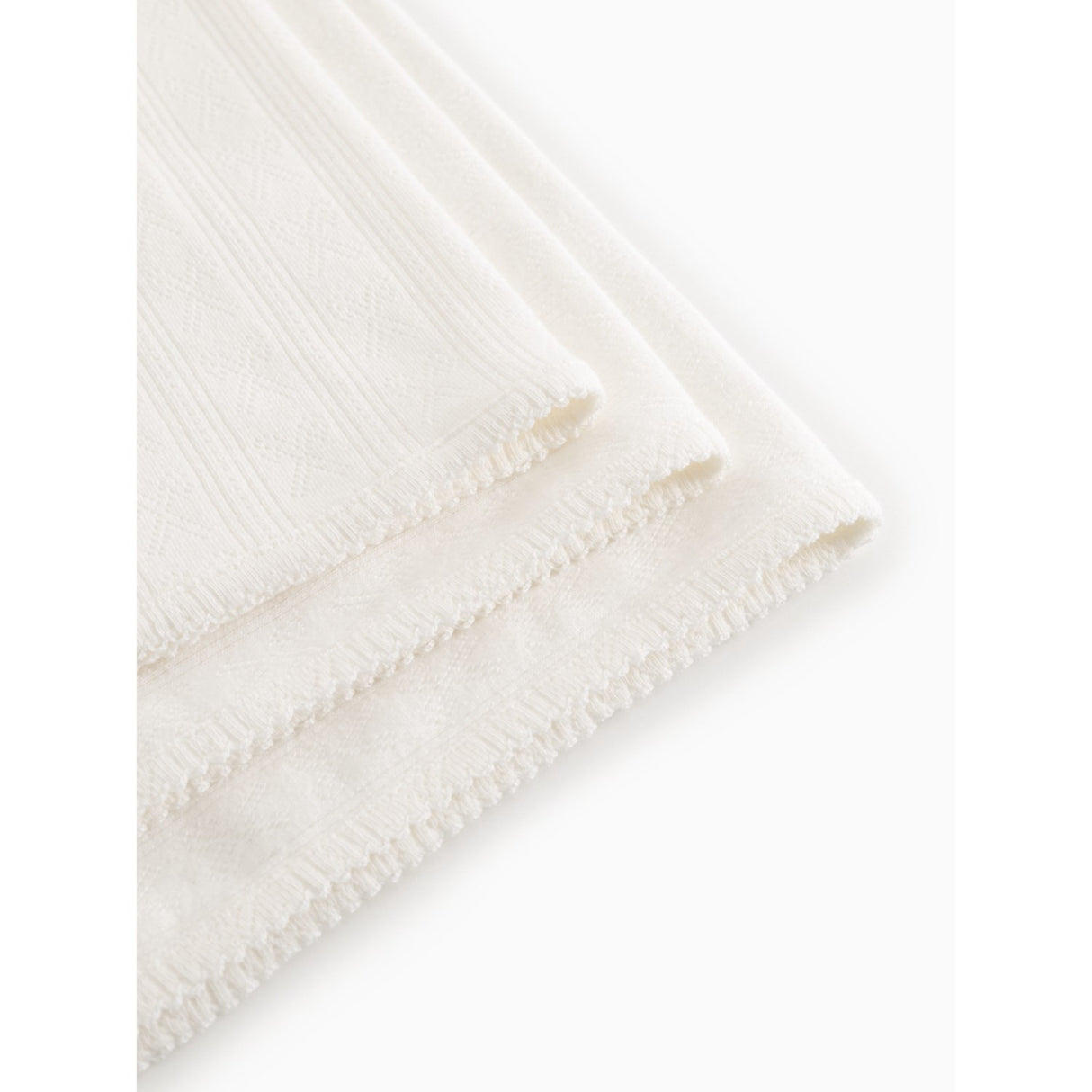 MarMar Modal Pointelle Gentle White Alida Tæppe