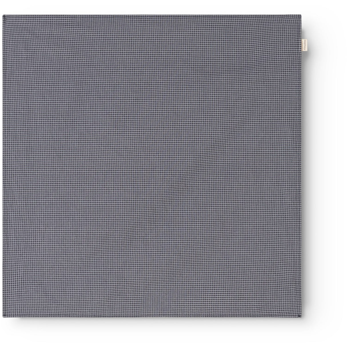 MarMar Cotton Seersucker Pigeon Blue Check Airo Tørklæde