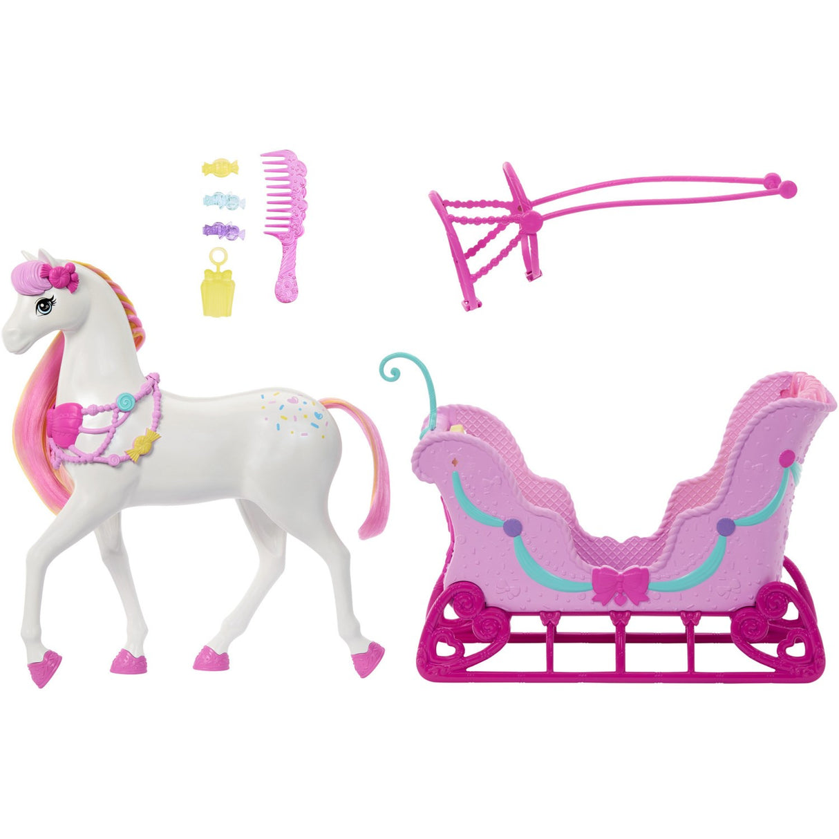 Barbie® Land Of Sweets Hest & Slæde