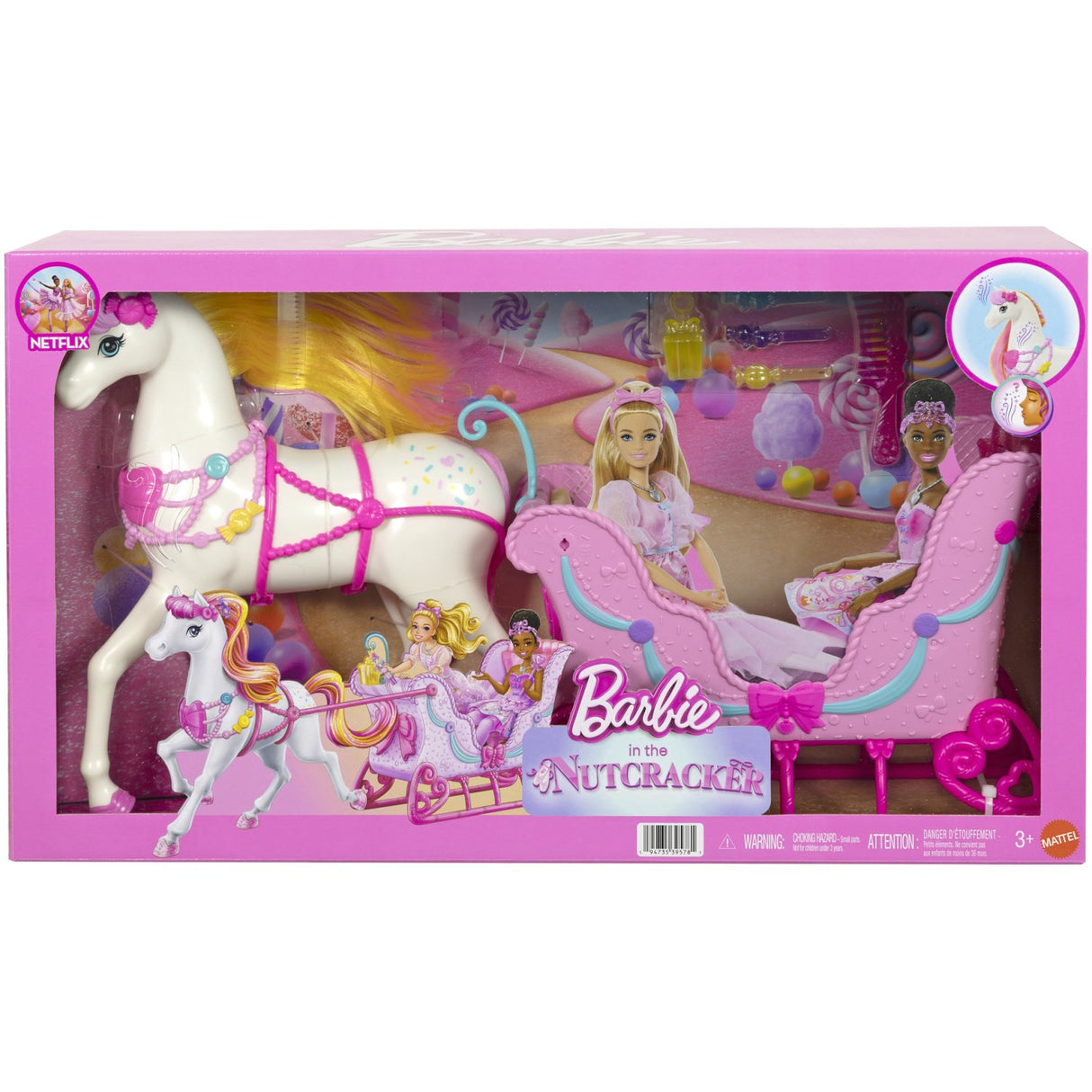 Barbie® Land Of Sweets Hest & Slæde