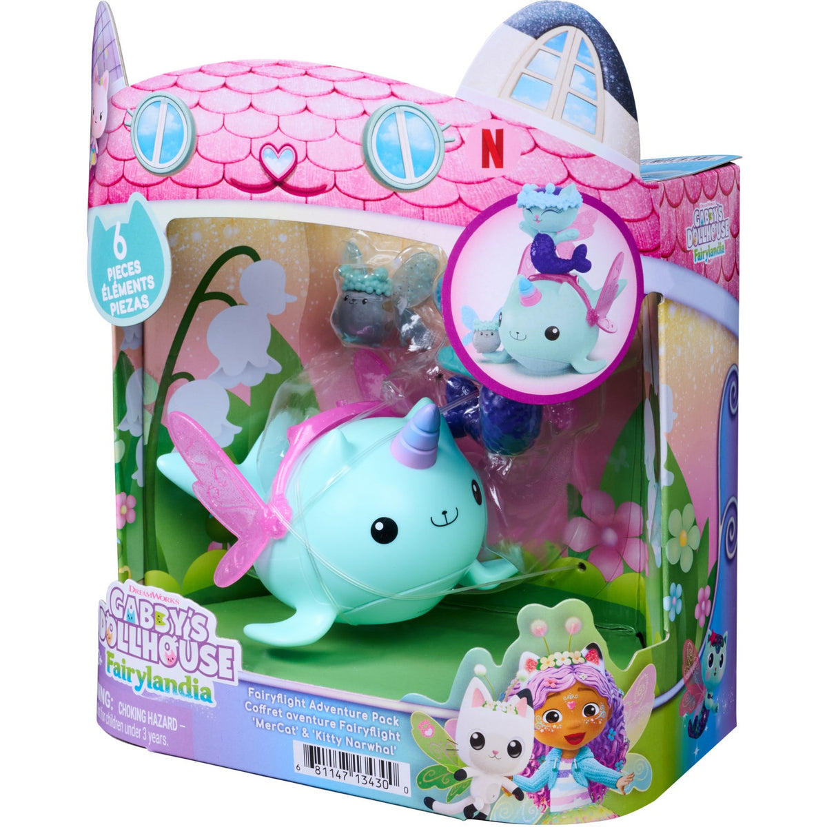 Gabby's Dollhouse Mercat & Narwhal Figurer