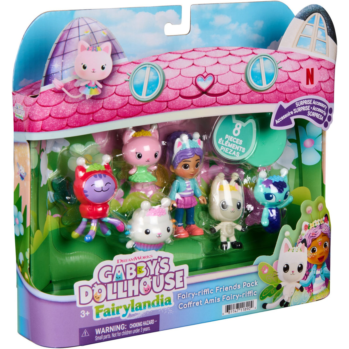 Gabby's Dollhouse Fe Venner Figursæt