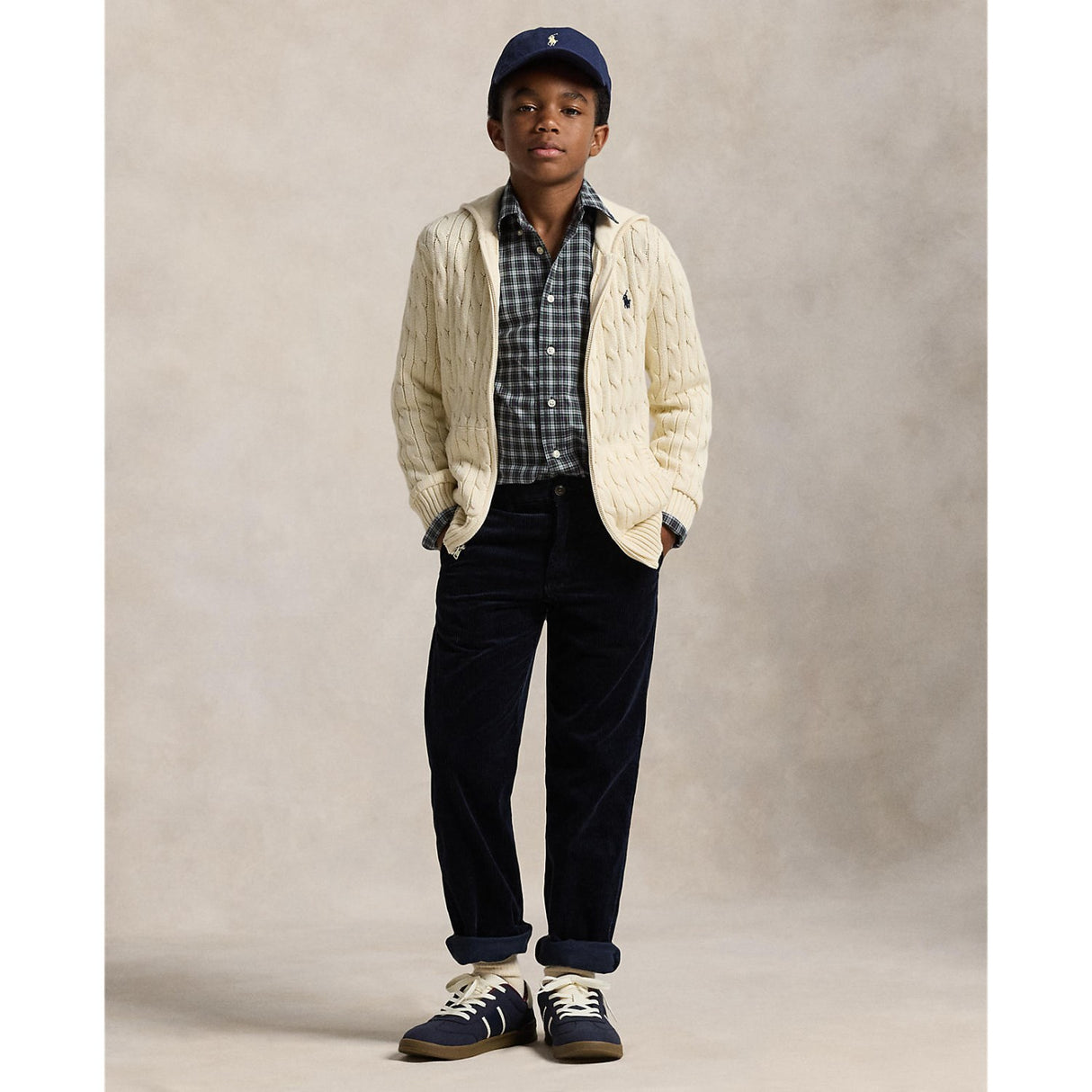 Polo Ralph Lauren Hunter Navy Flat Front Bukser