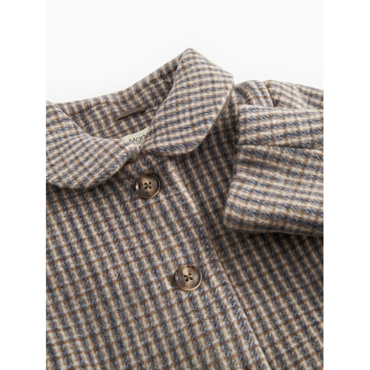MarMar Wool Check Heritage Check Olive Jakke