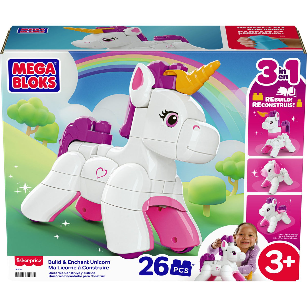 MEGA Bloks Byg & Ombyg Enhjørning