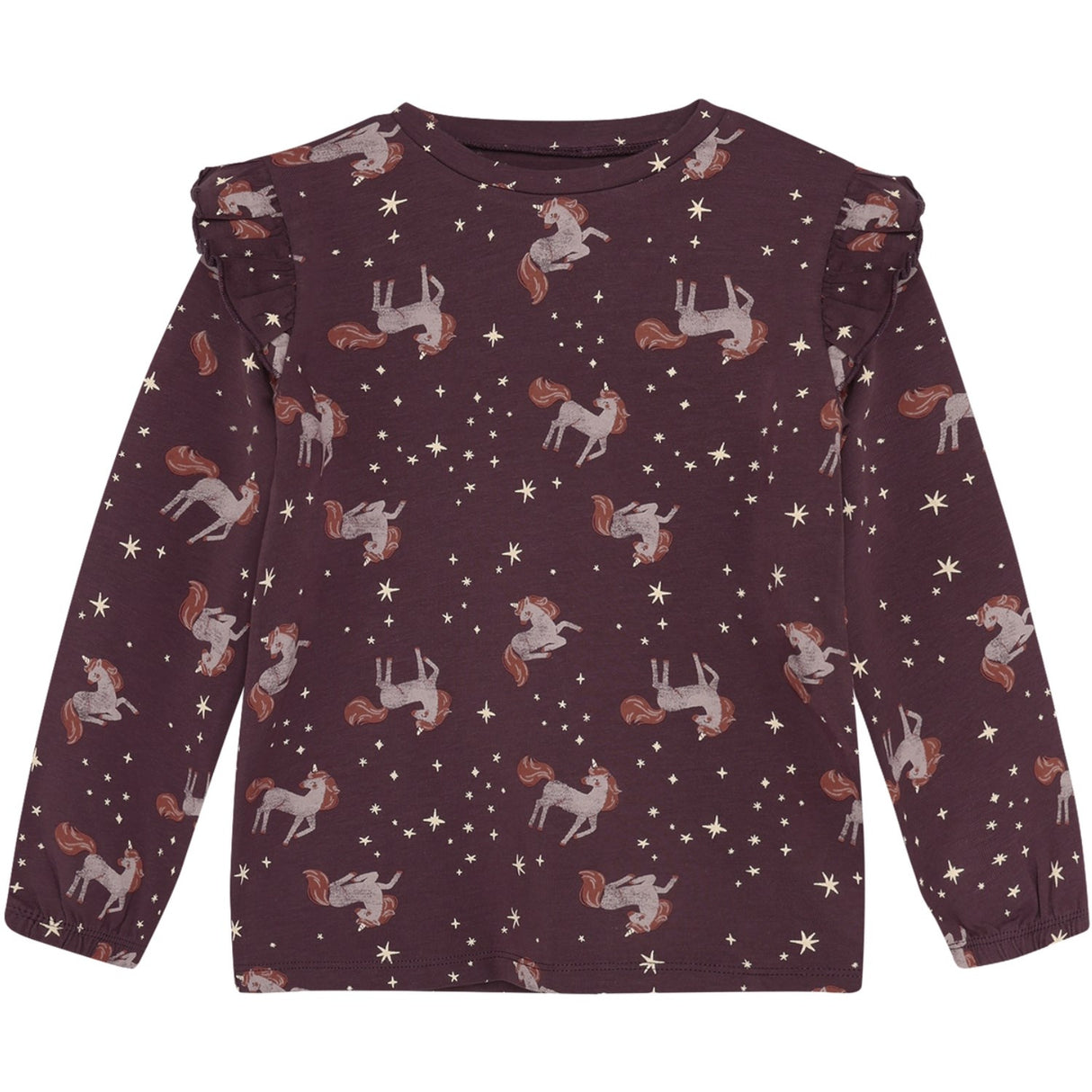 Minymo Huckleberry Pyjamas Ls Sæt Aop