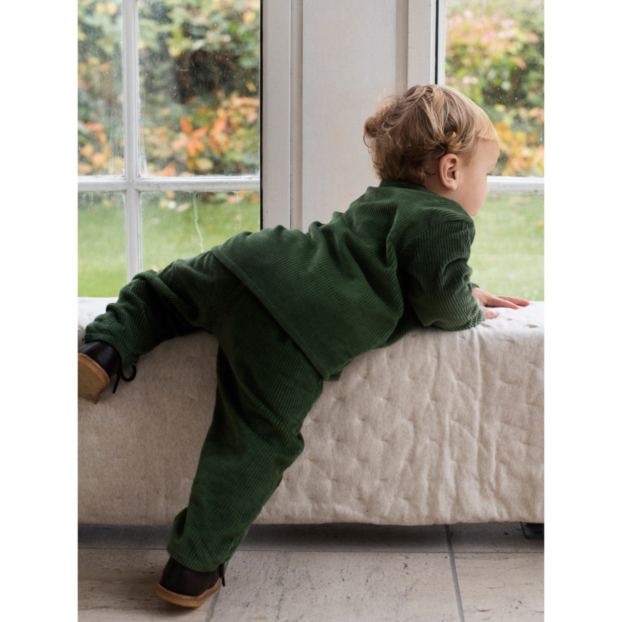 Serendipity Bay Leaf Baby Bukser