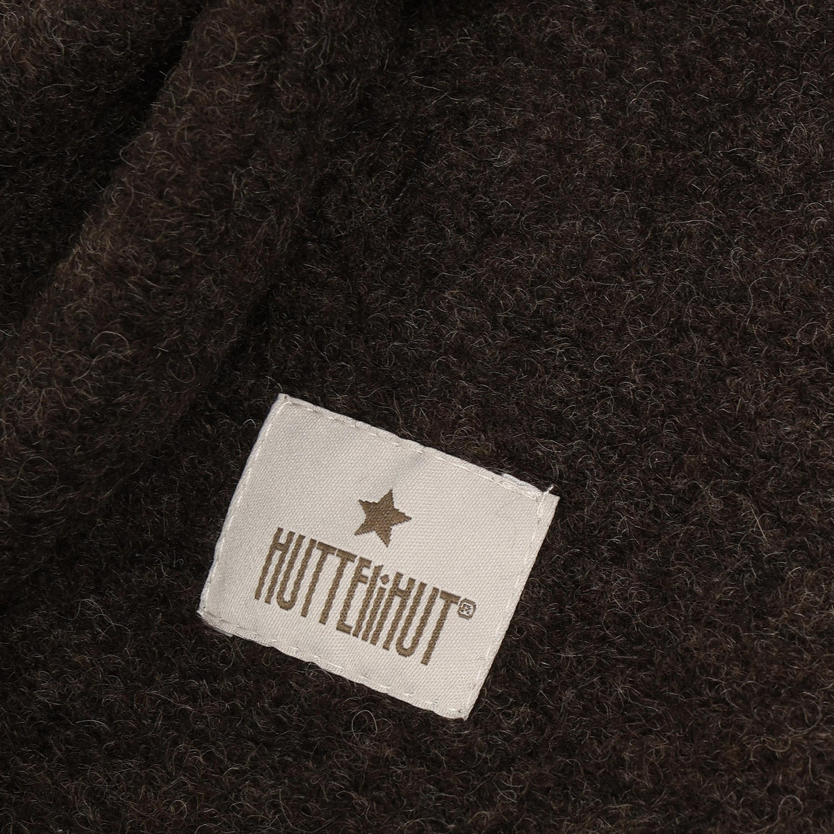 Huttelihut Dark Brown Melange Elefanthue Ears Uld