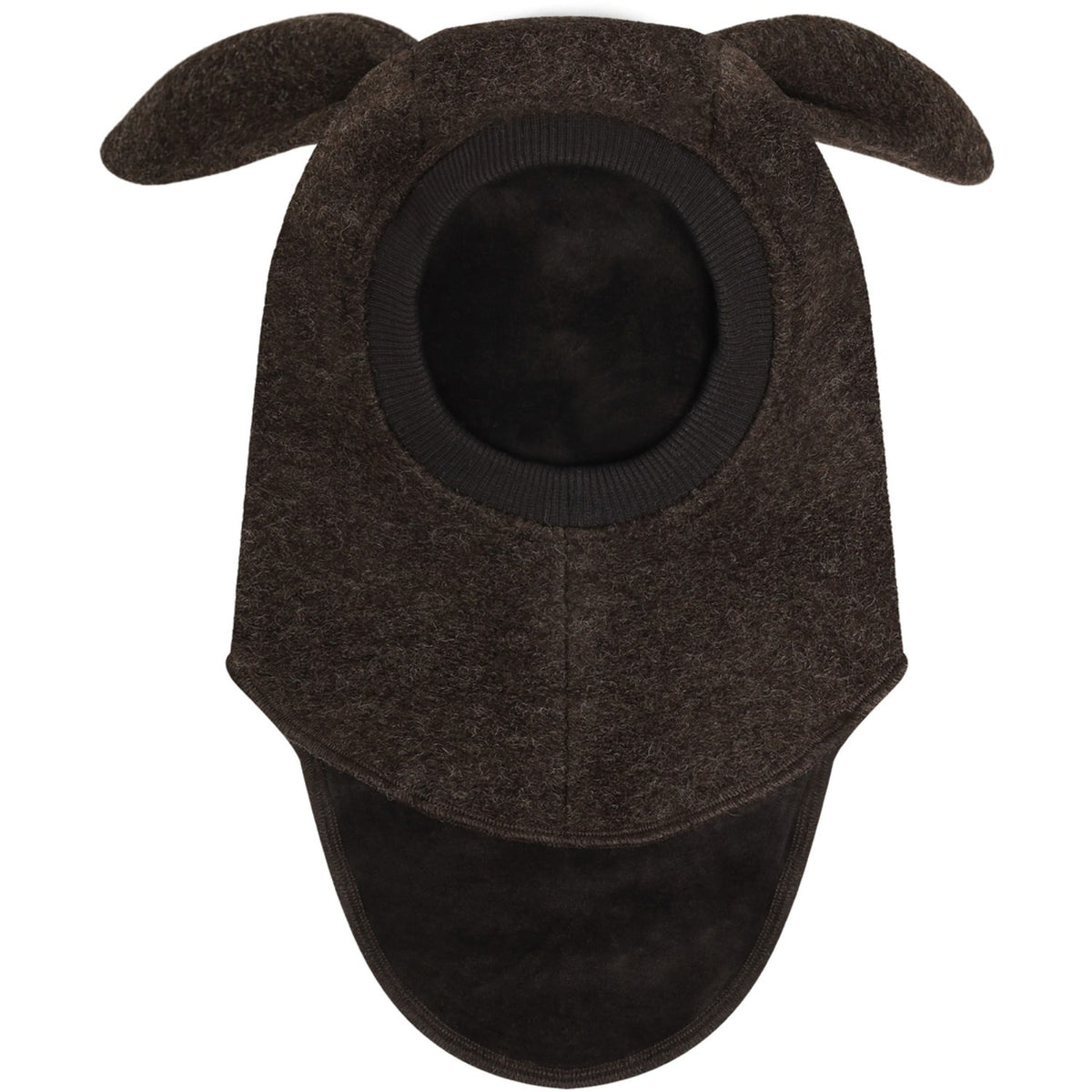 Huttelihut Dark Brown Melange Elefanthue Ears Uld