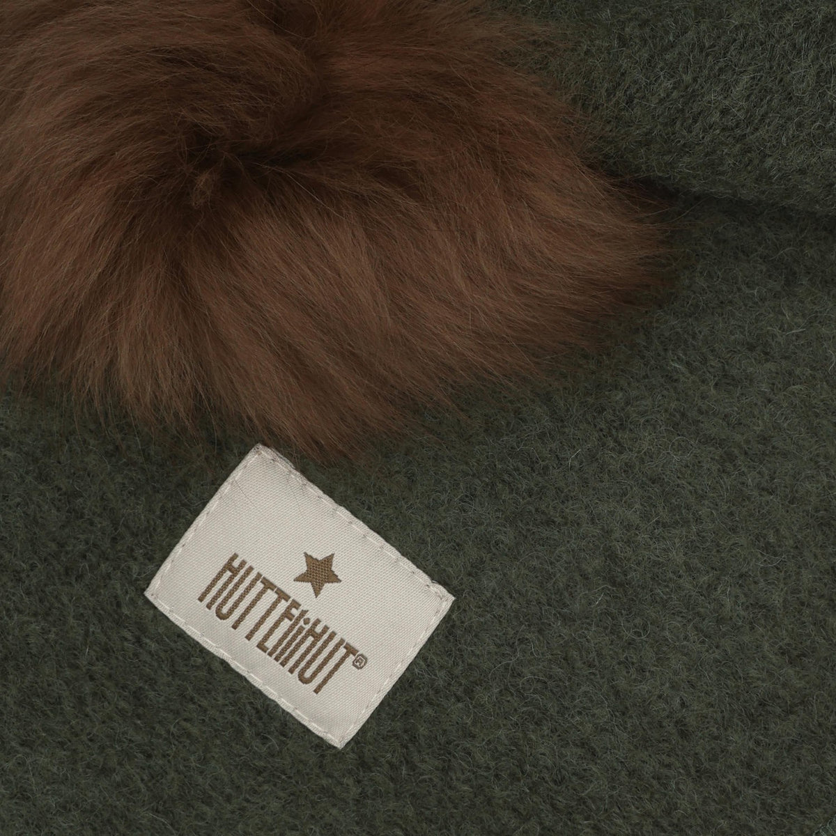 Huttelihut Beetle Elefanthue Uld Alpaca Pompoms