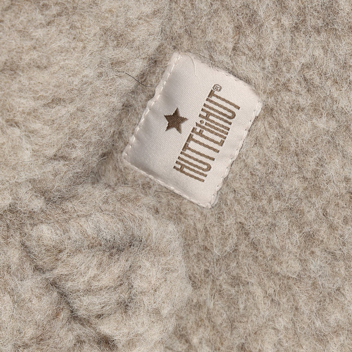 Huttelihut Camel Melange Elefanthue Ears Uld Bamse