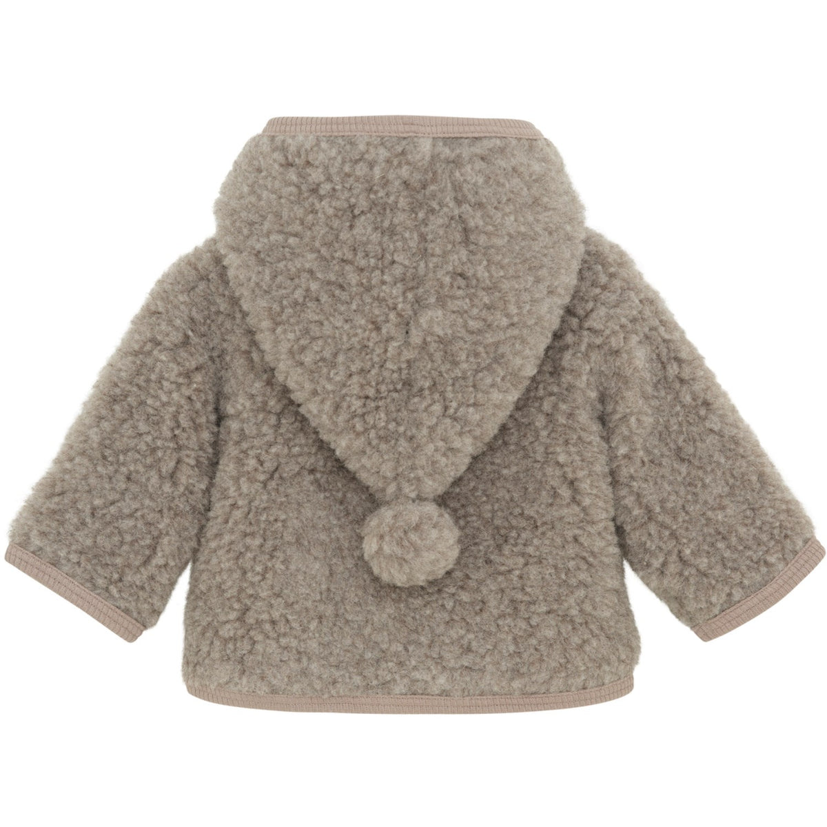 Huttelihut Camel Melange Jakke Pixie Uld Bamse M/ Lin