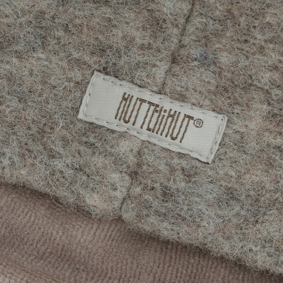 Huttelihut Camel Melange Bonnet Uld Alpaca Pompom