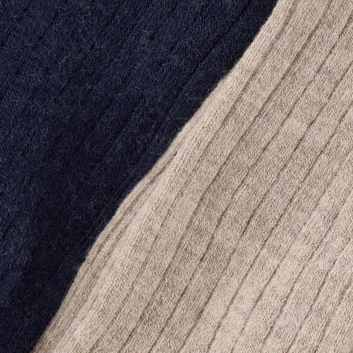 Huttelihut Dark Navy Uld Rib Stockings 2-Pak
