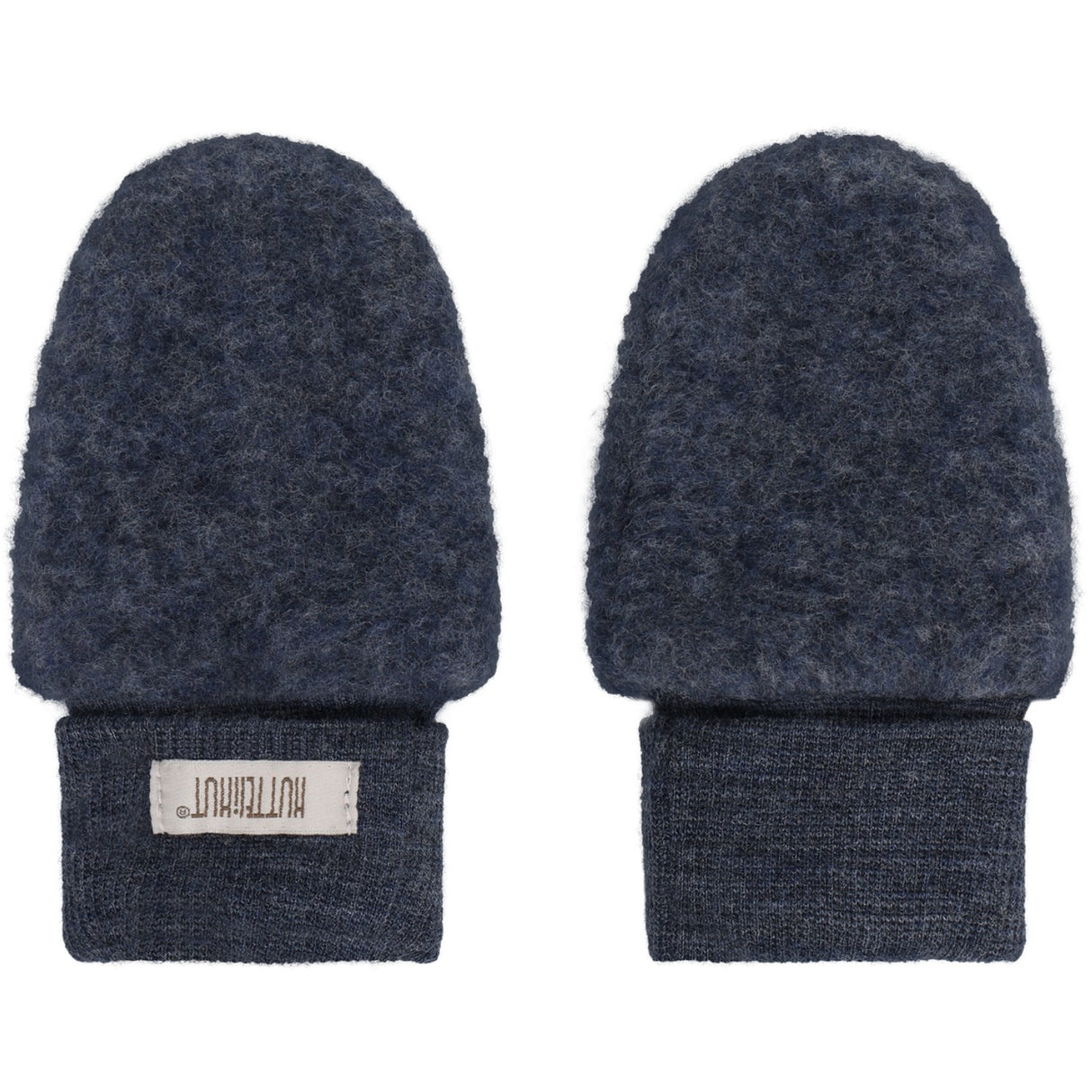 Huttelihut Ombre Blue Melange Vanter Uld Fleece 2-Layer