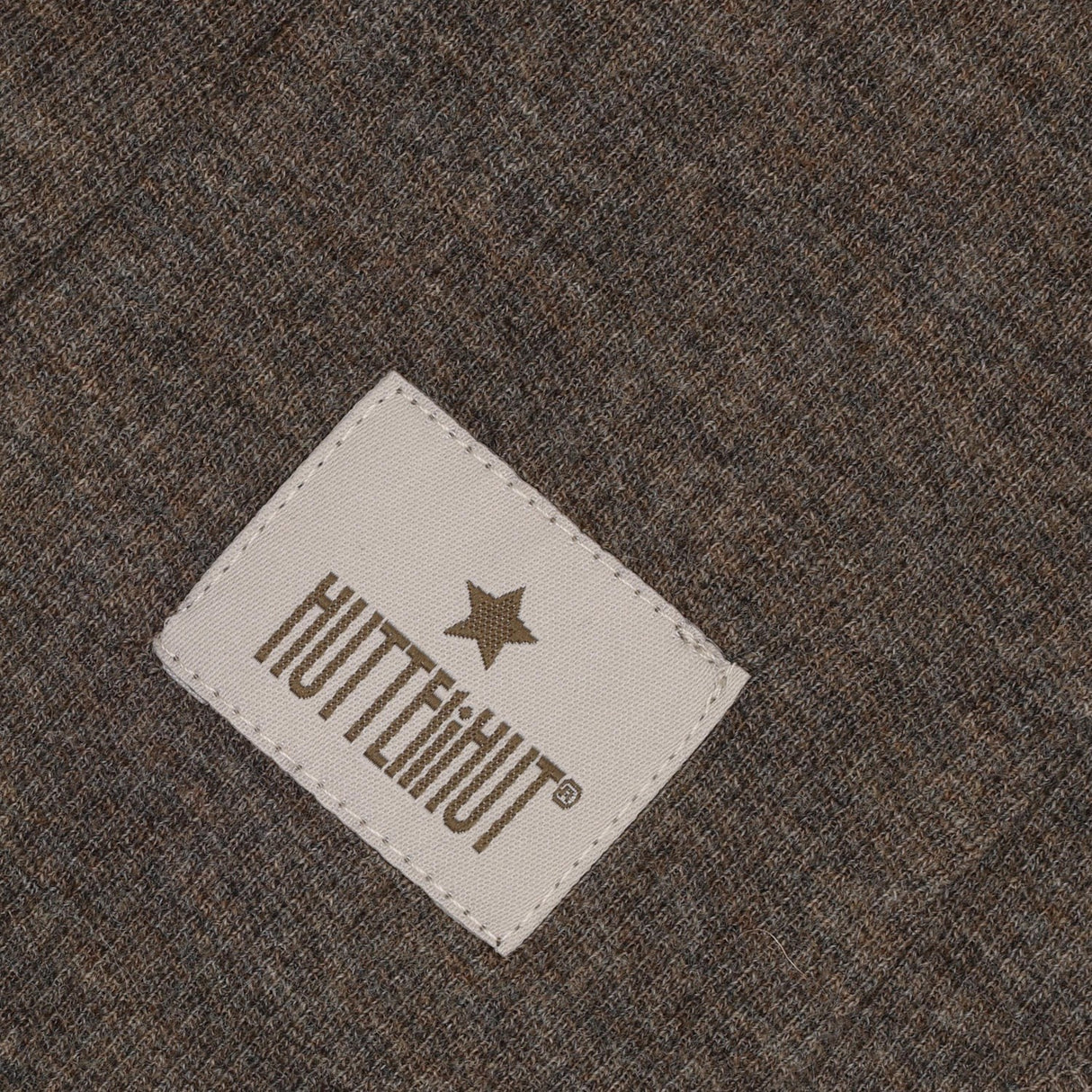 Huttelihut Brown Melange Elefanthue Ears Uld Rib