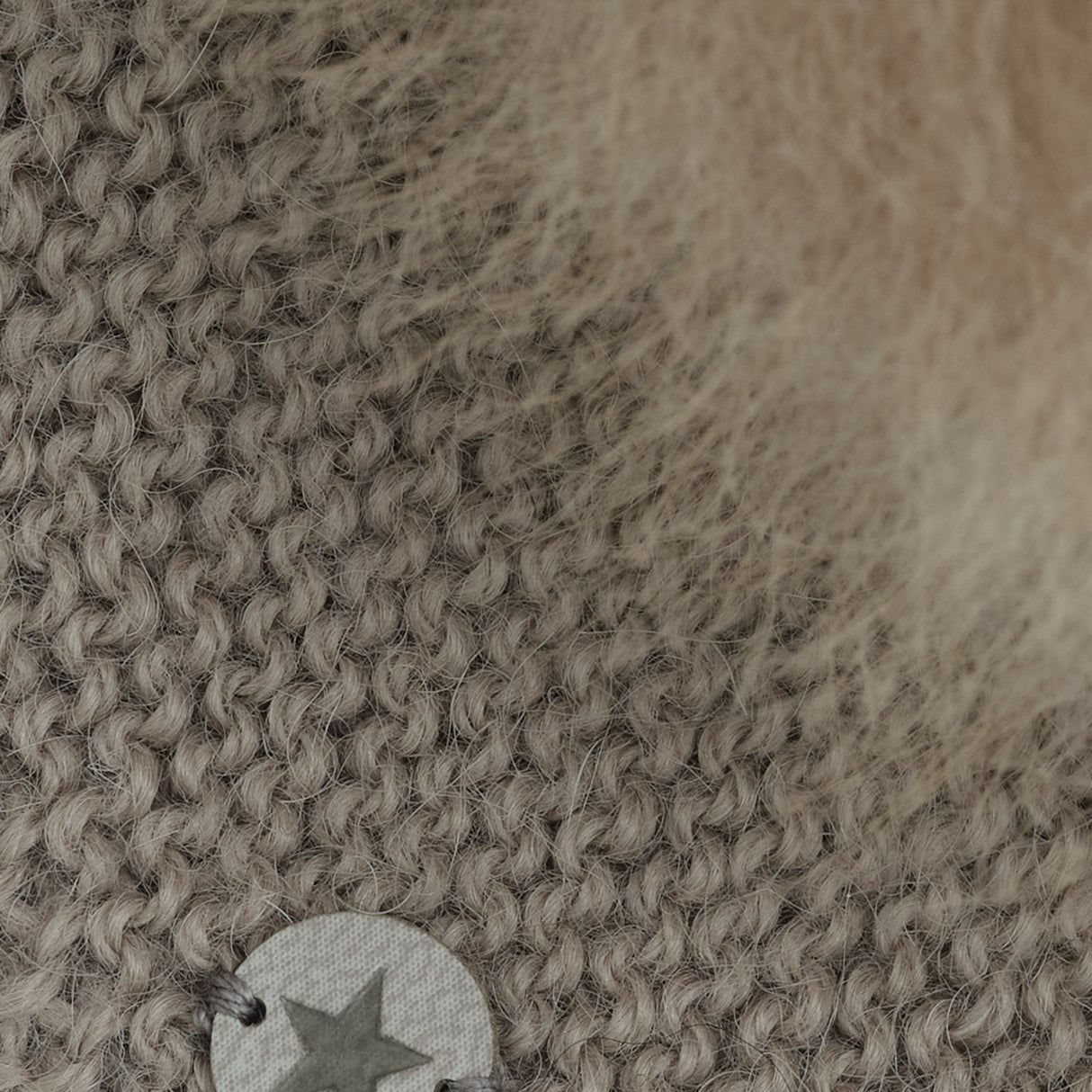 Huttelihut Atmosphere Bonnet Uld Strik Alpaca Pompom