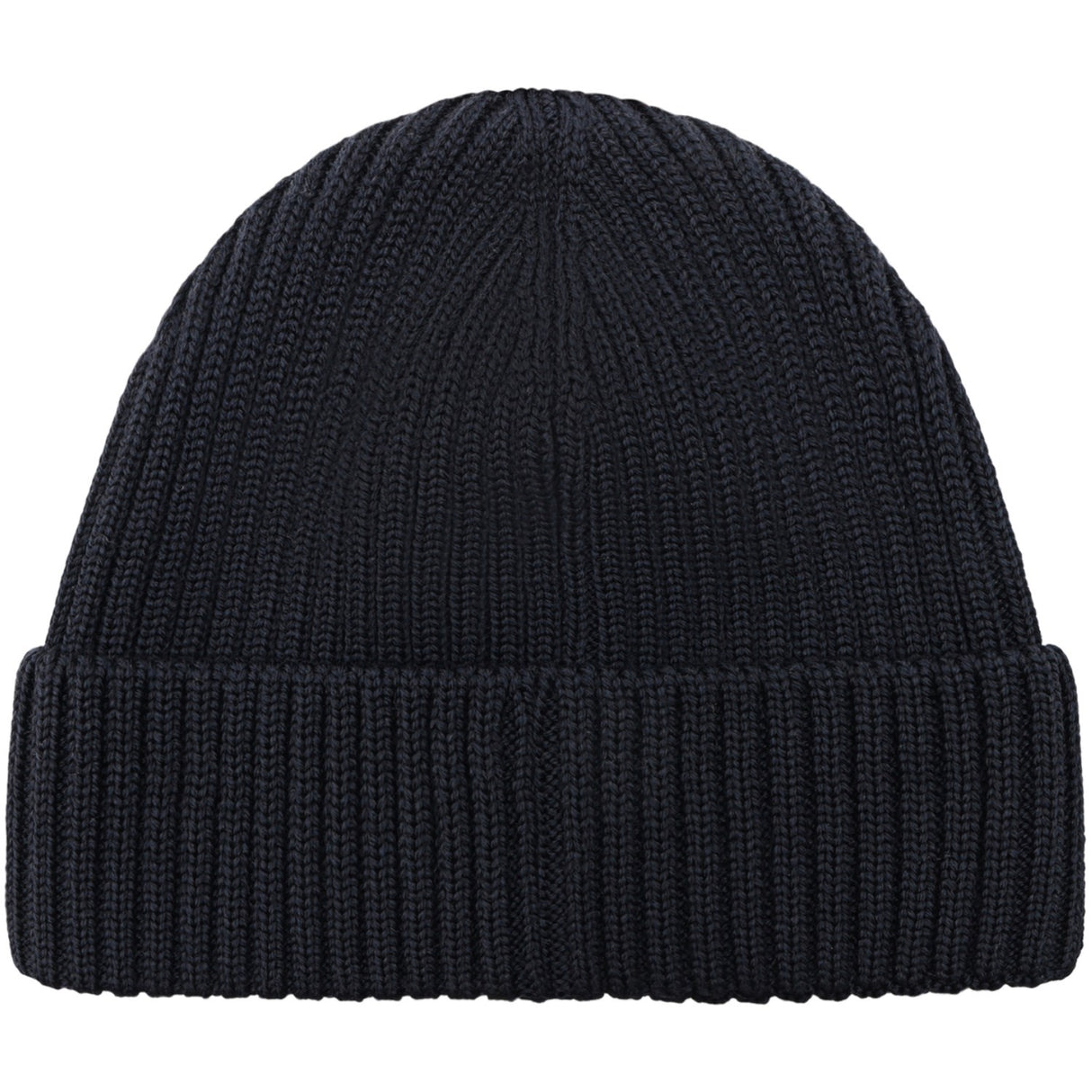 Huttelihut Dark Navy Beanie Uld Strik