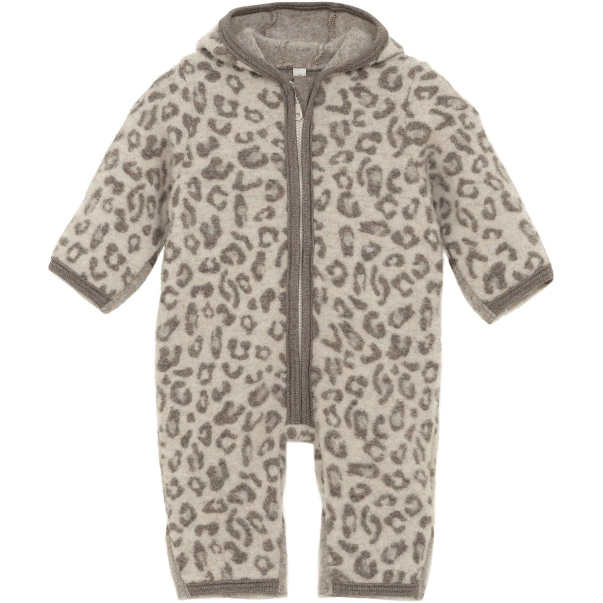 Huttelihut Camel Melange Klapvogn Dragt Ears Uld Fleece Jac