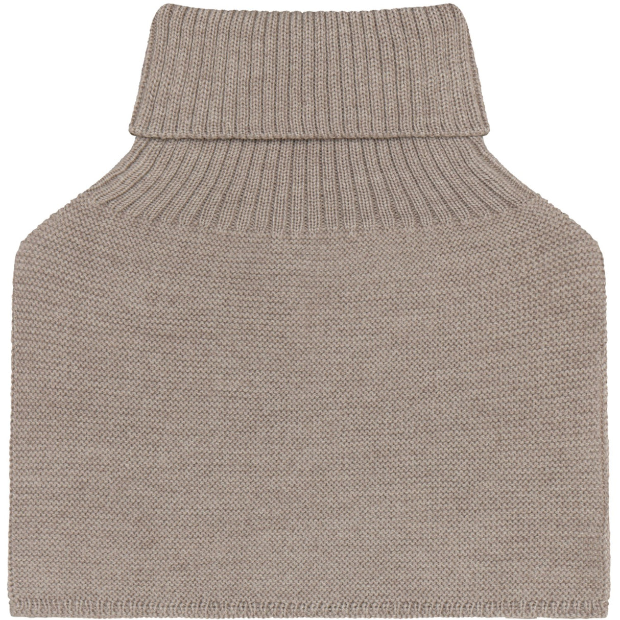 Huttelihut Camel Melange Neck Warmer Uld Strik