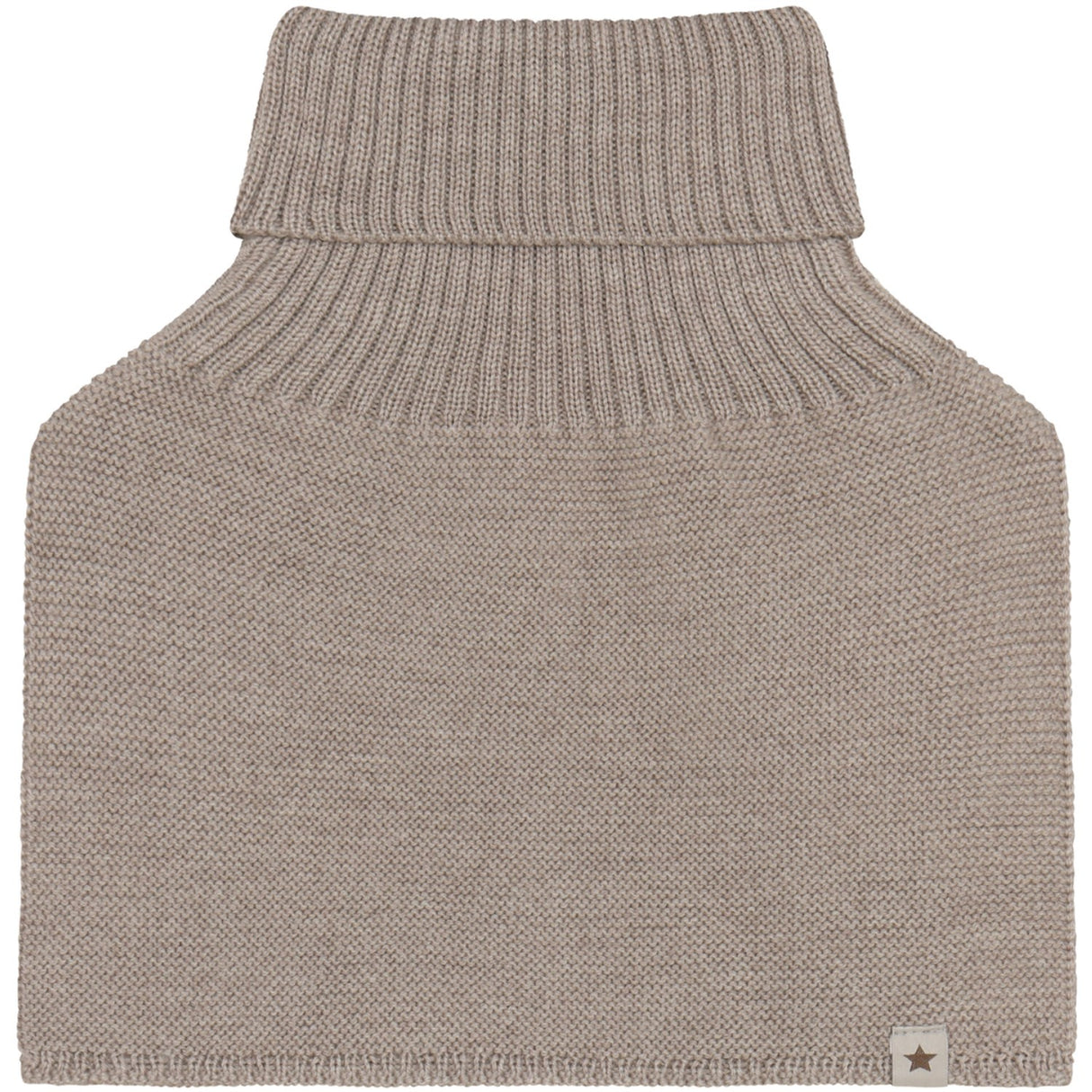 Huttelihut Camel Melange Neck Warmer Uld Strik