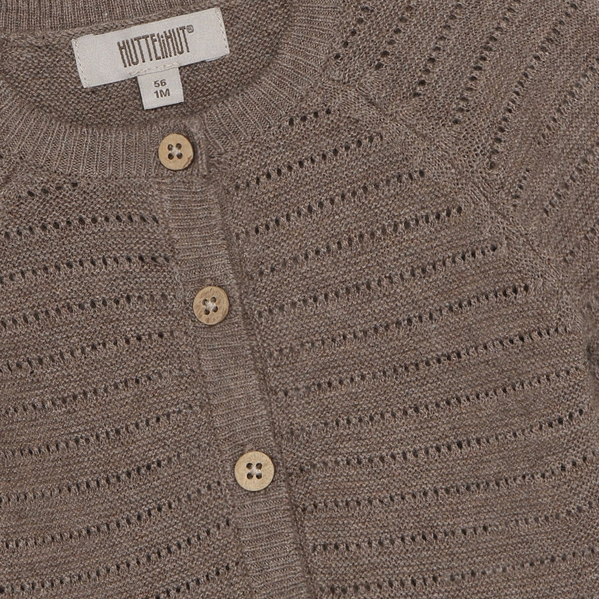 Huttelihut Cinder Melange Cardigan Strik M/ Uld