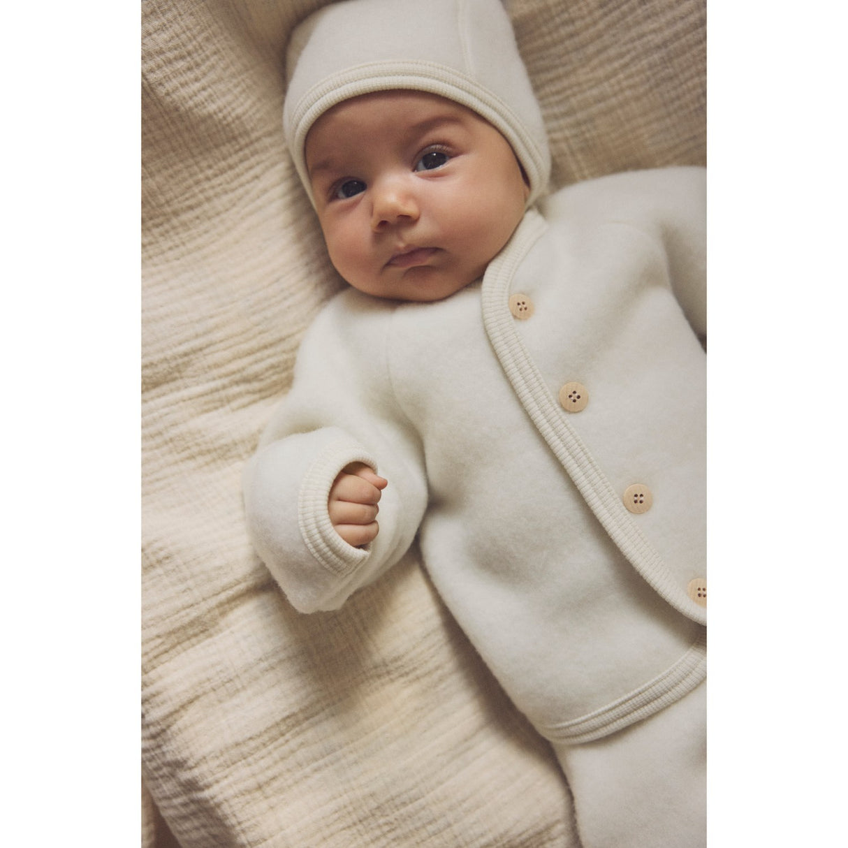 Huttelihut Tofu Bonnet Uld Fleece