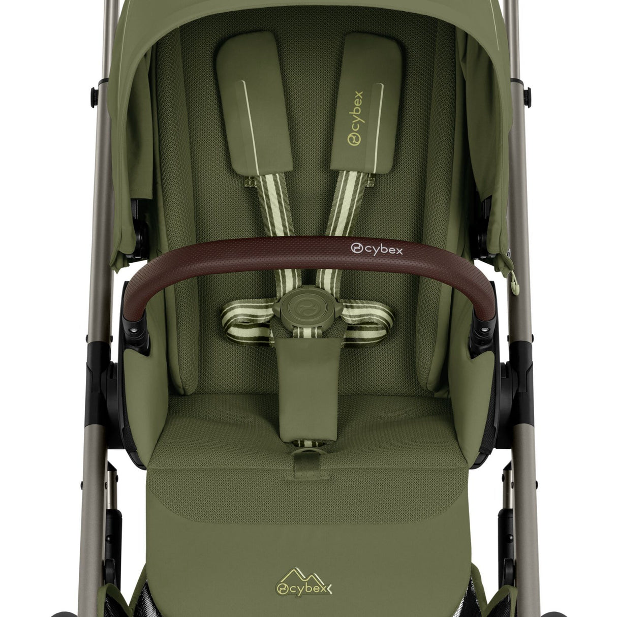 Cybex Moss Green Talos S Lux Tpe Inklusiv Foldbar Cot