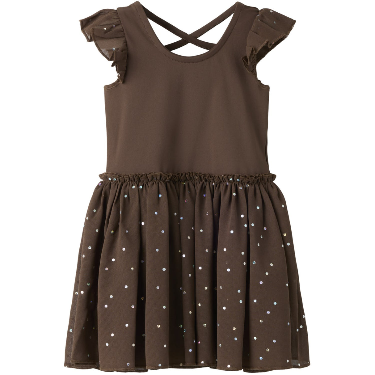 Name It Chocolate Martini Nmftulle Ss Kjole