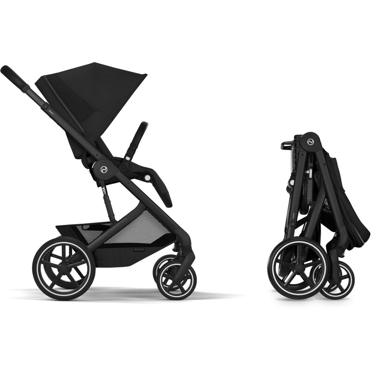 Cybex Moon Black Balios S Lux Blk Inklusiv Foldbar Cot