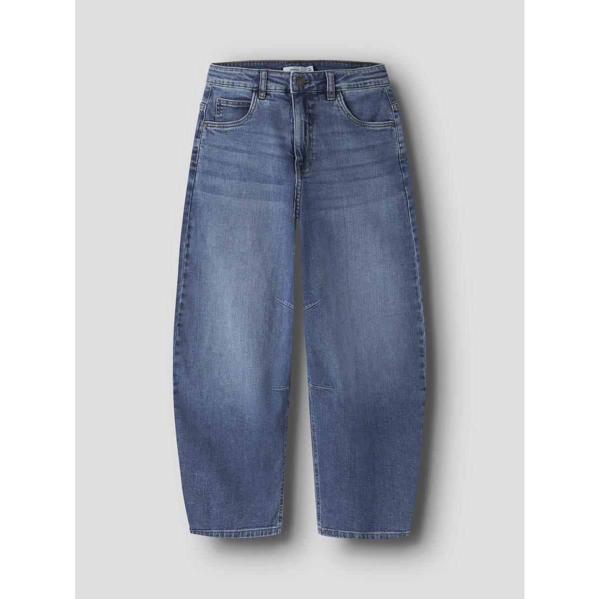 Name It Medium Blue Denim Nkmben Barrel Jeans 3008-Bc Bf