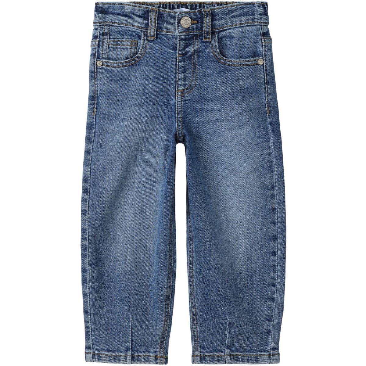 Name It Medium Blue Denim Nmfbella Barrel Jeans 3008-Bc Bf