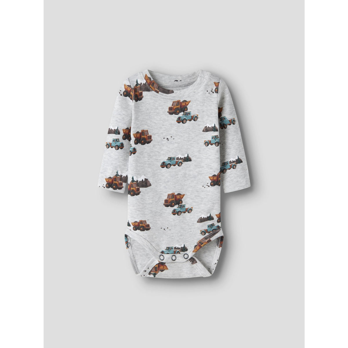 Name It Light Grey Melange Nbmozias Ls Slim Body Bf